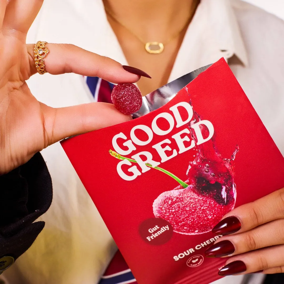 Good Greed Sour Cherry Gummy Candy (6 Pack)