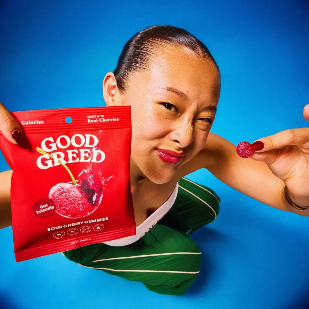 Good Greed Sour Cherry Gummy Candy (6 Pack)