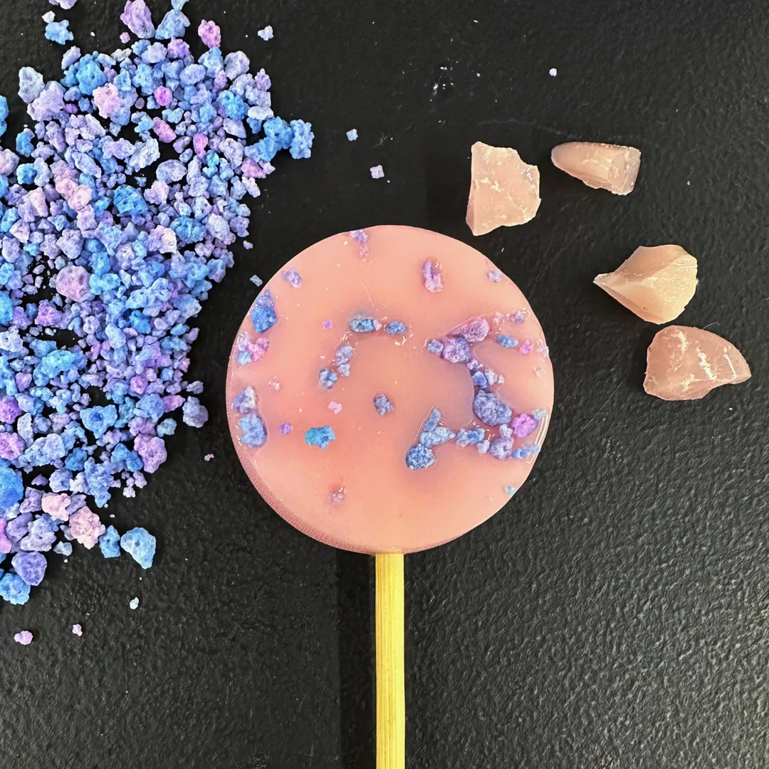 Cotton Candy Lollipop