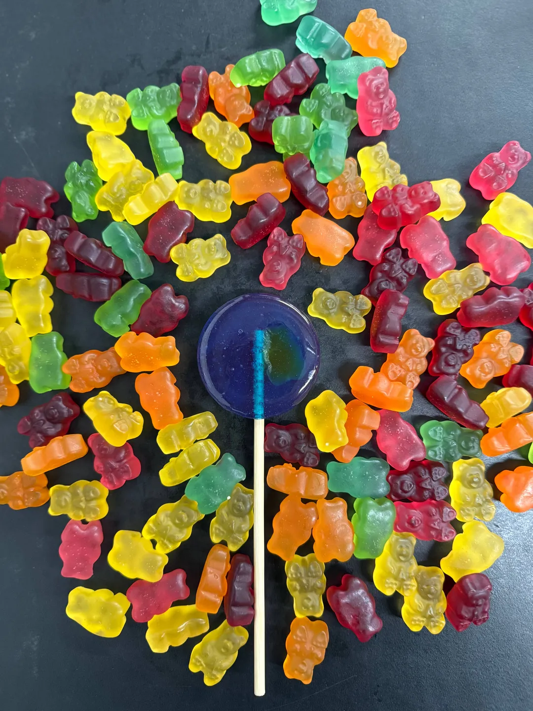 Gummy Bear Lollipop