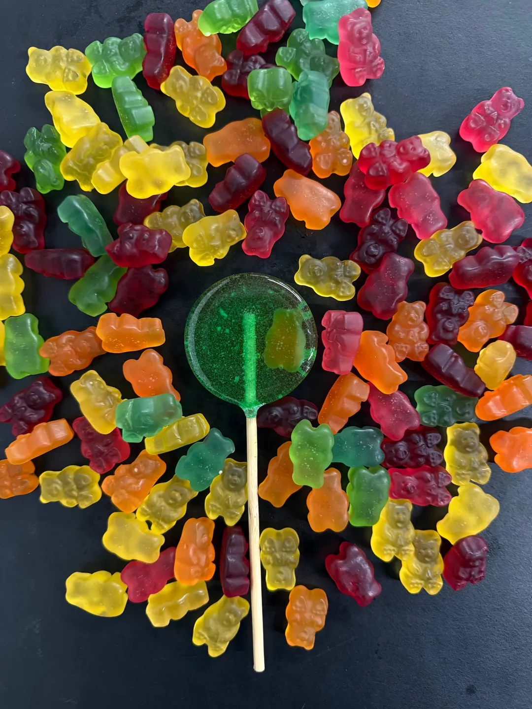 Gummy Bear Lollipop