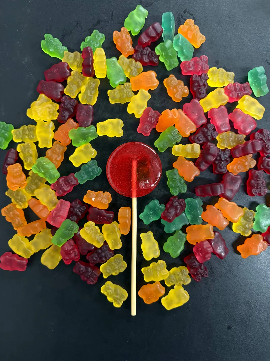 Gummy Bear Lollipop