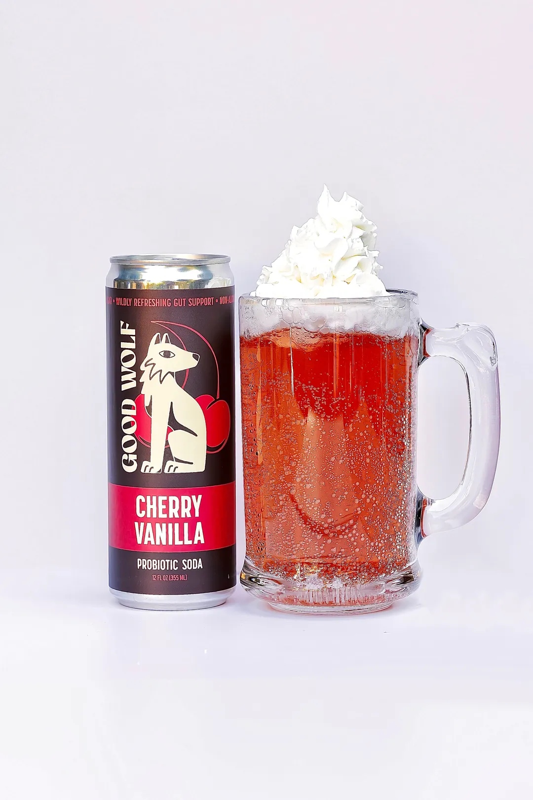Cherry Vanilla Probiotic Soda -  No Added Sugar; Hand-Crafted