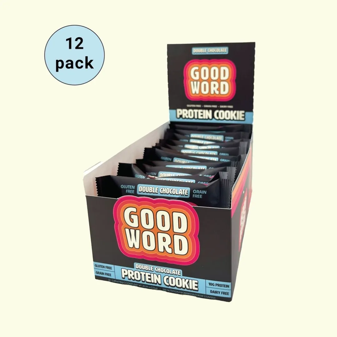 Double Chocolate Protein Cookie - 12 Pack ($1.85/unit)