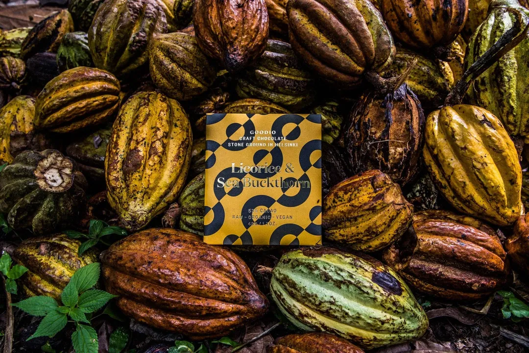 Licorice & Sea Buckthorn Chocolate 53%