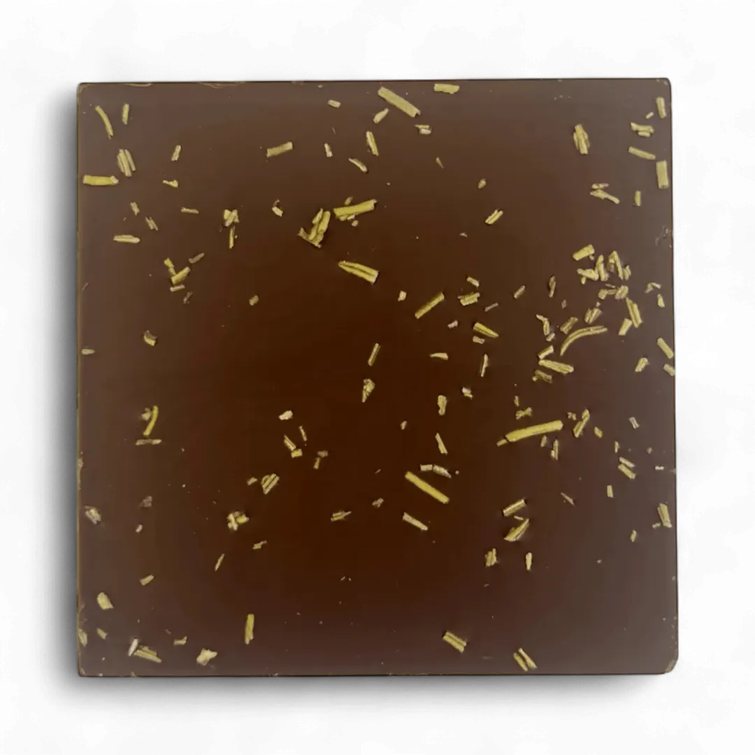 Caramelized Rosemary chocolate 49%