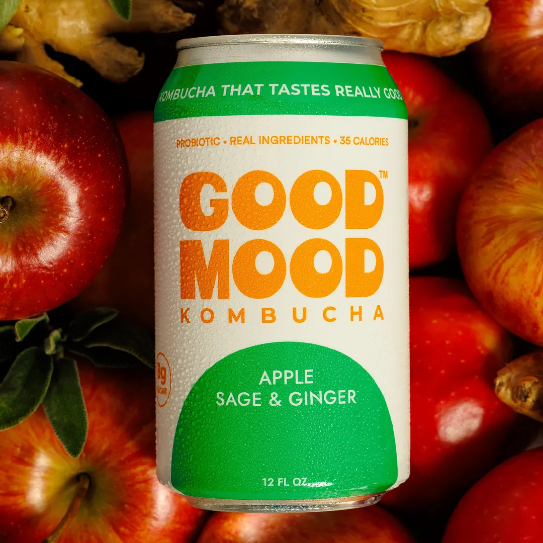 Apple Sage & Ginger Kombucha