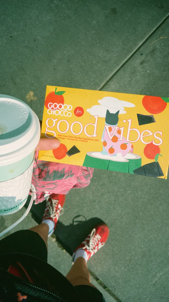 Good Vibes Dark Chocolate Bar 12ct