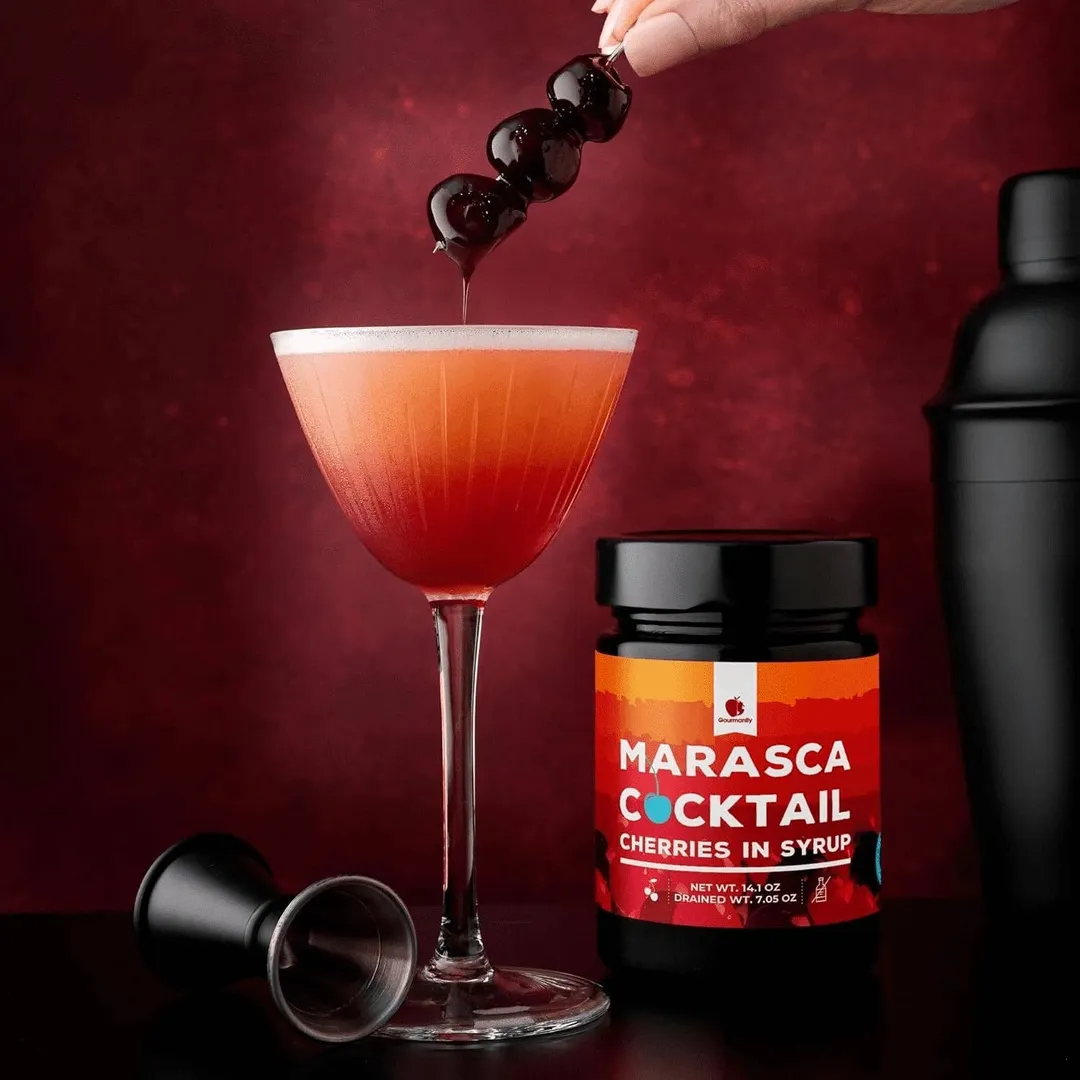 Gourmanity Cocktail Maraschino Cherries 14.1oz