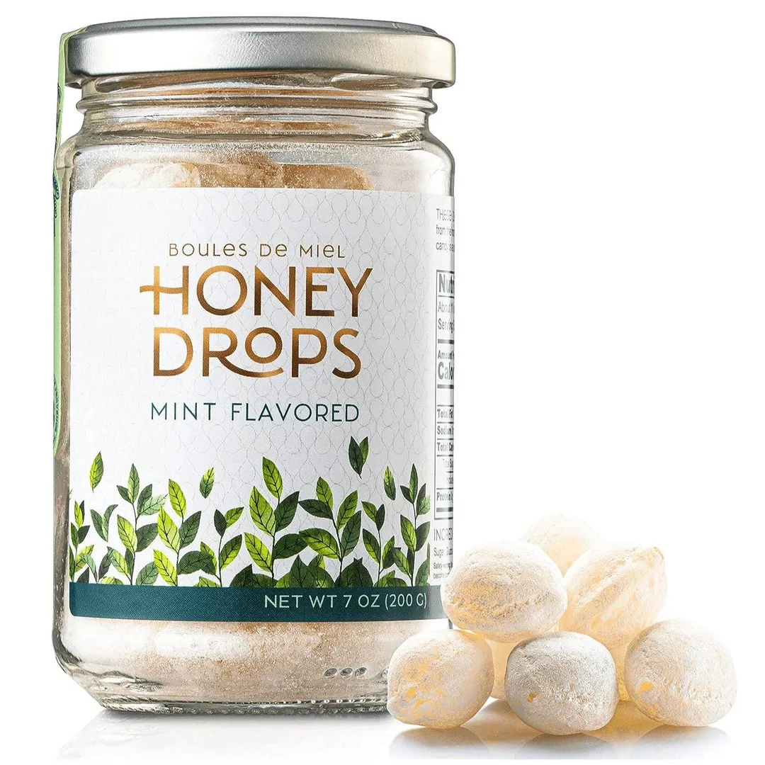 Gourmanity Honey Drops Mint Flavor 7oz