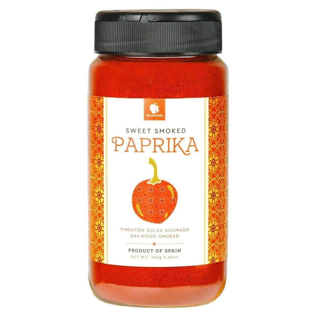 Gourmanity Hot and Sweet Paprika Jars 5.6oz