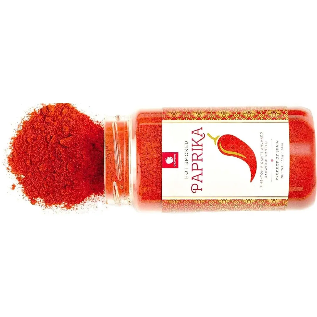 Gourmanity Hot and Sweet Paprika Jars 5.6oz