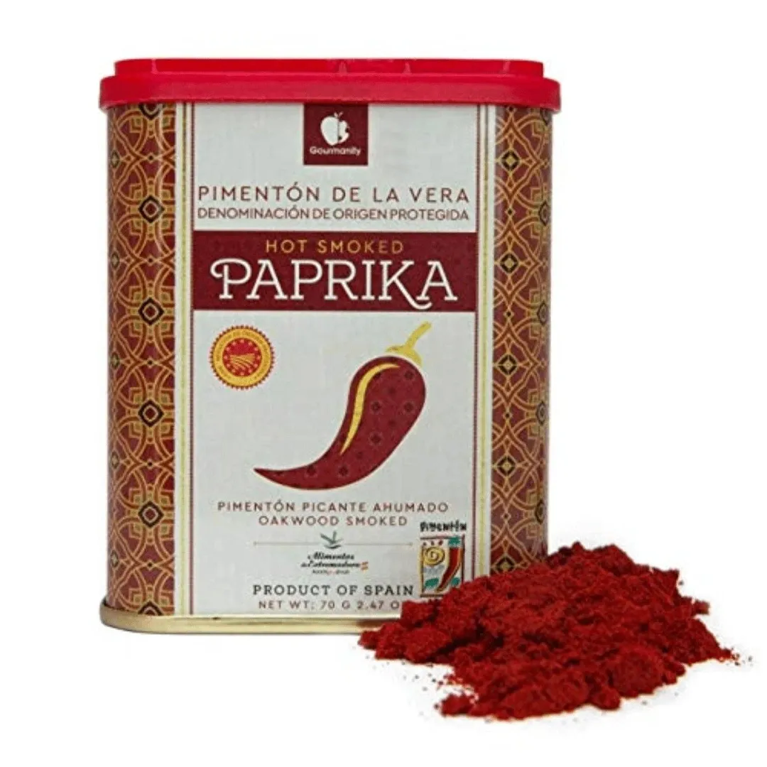 Gourmanity Hot Smoked Spanish Paprika Tin 2.46oz