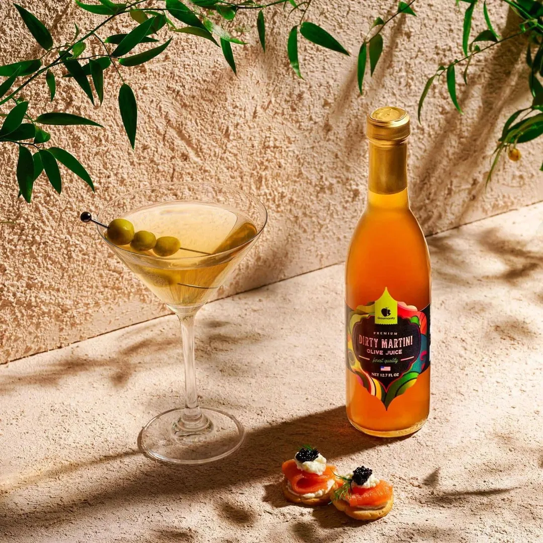 Gourmanity Olive Juice, 12.7oz of Rich Flavor