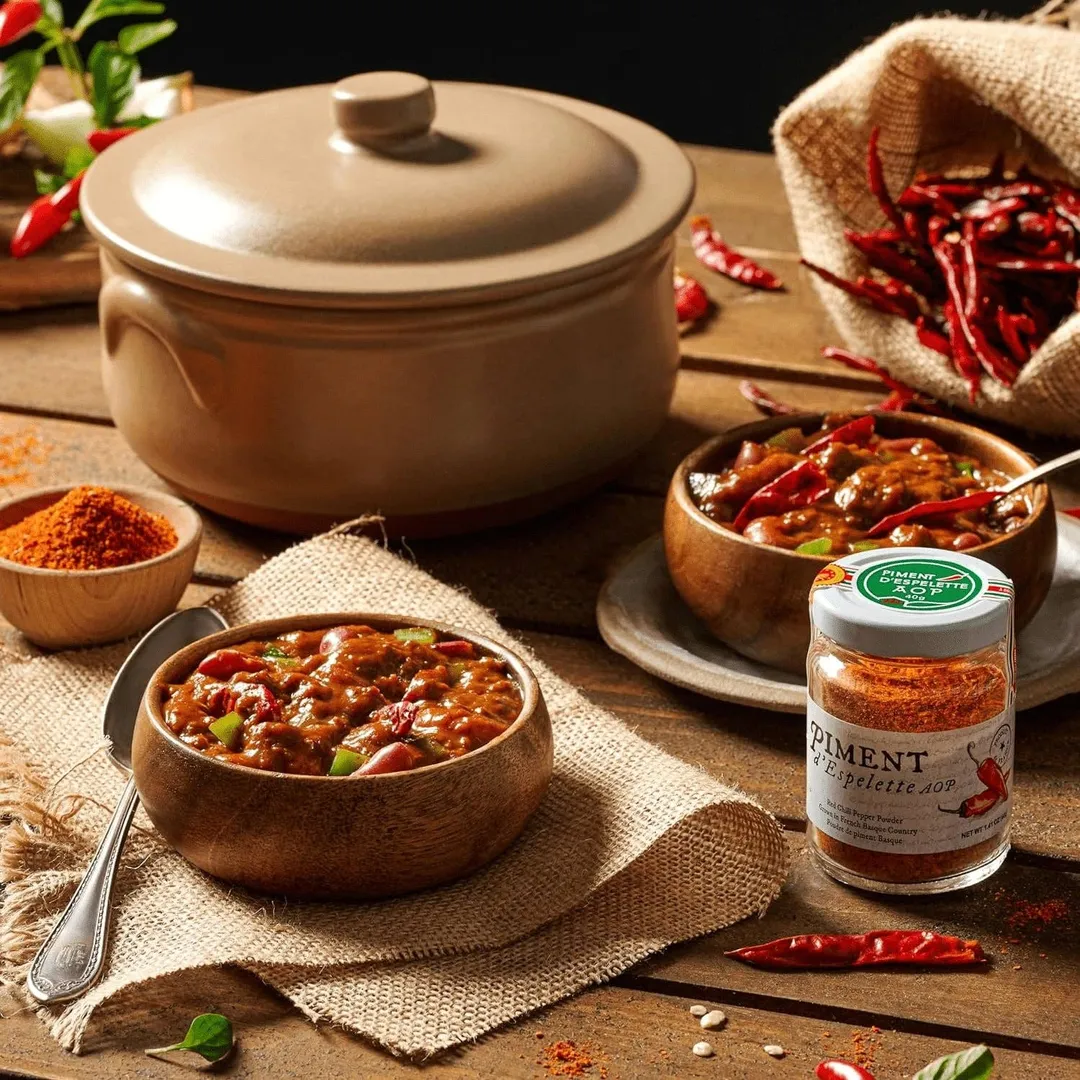Gourmanity Piment D'Espelette Red Chili Pepper Powder Jar 1.41oz