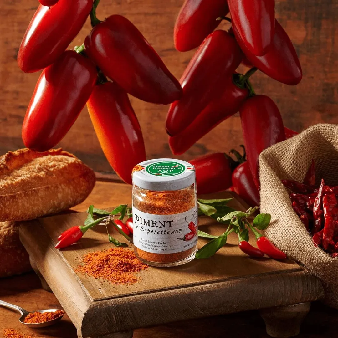 Gourmanity Piment D'Espelette Red Chili Pepper Powder Jar 1.41oz