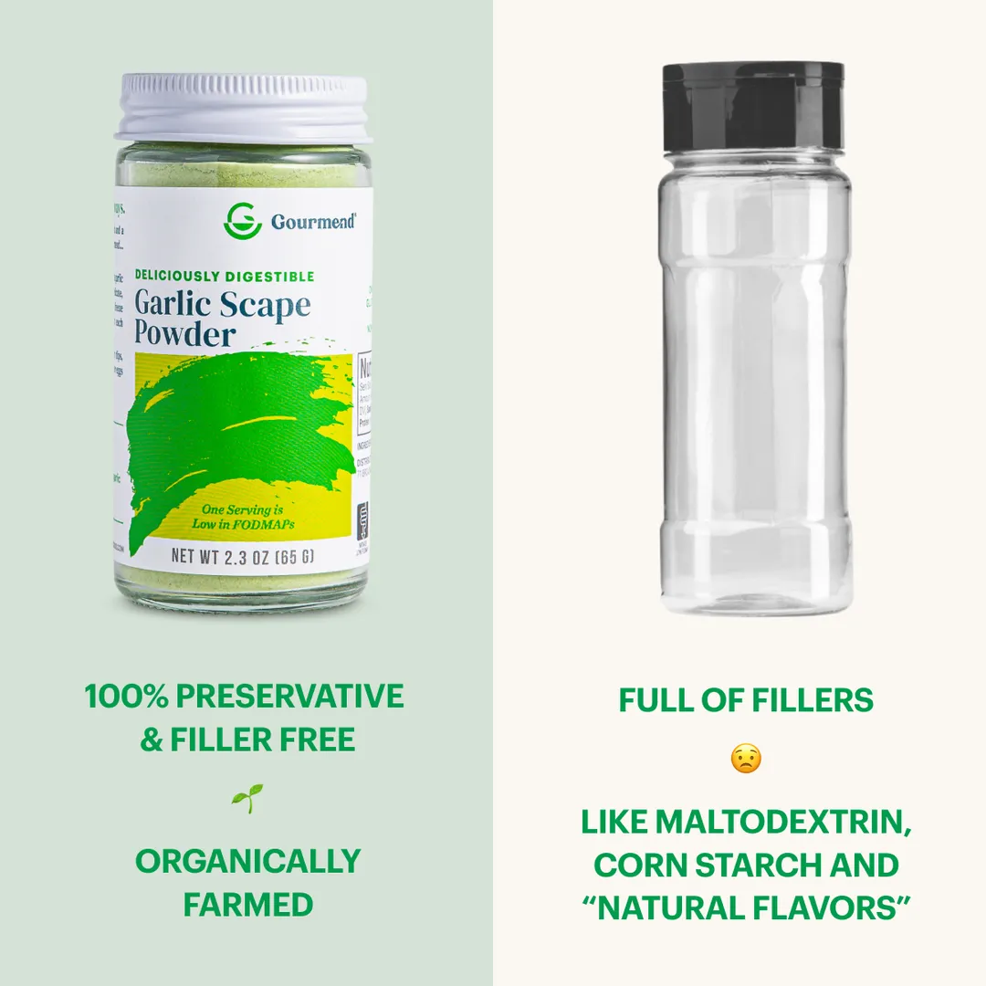 Low FODMAP Garlic Scape Powder