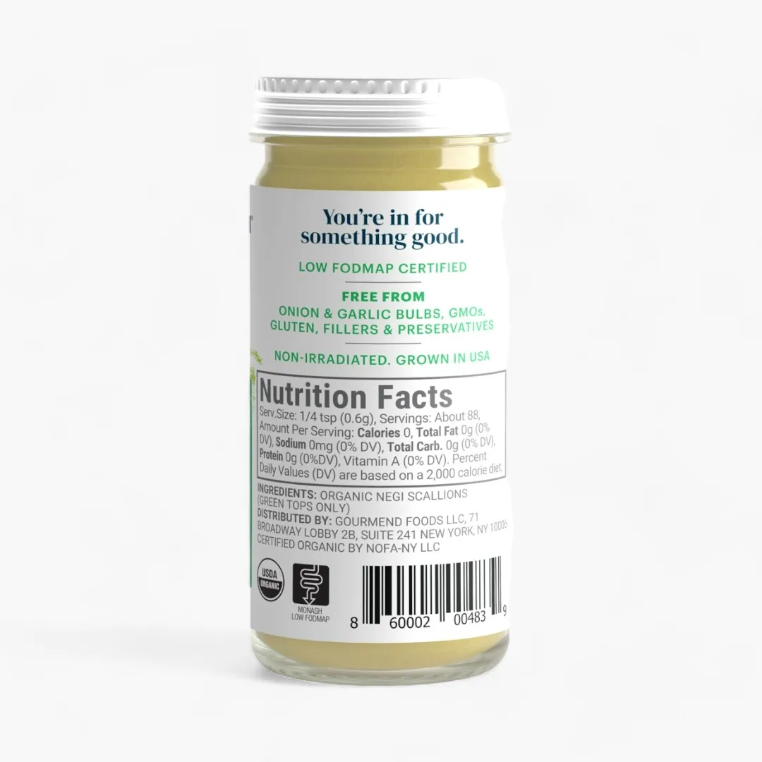 Low FODMAP Green Onion Powder