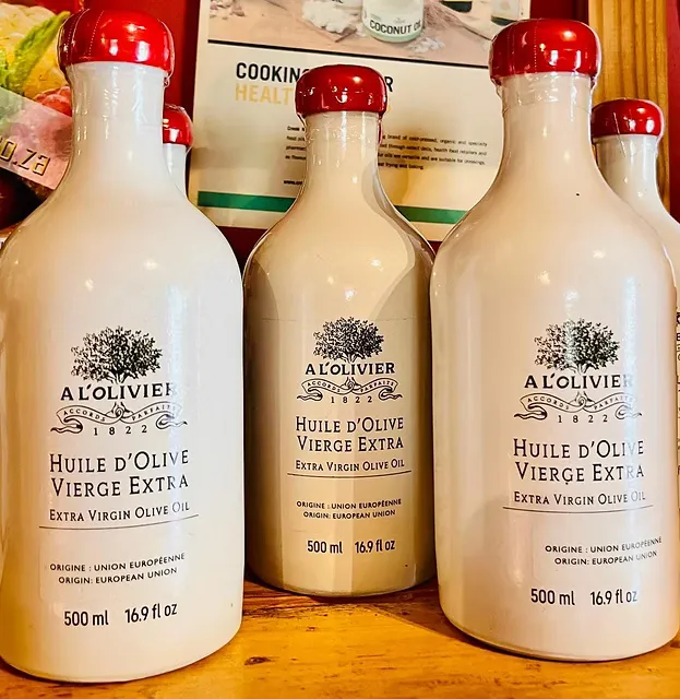 Extra Virgin Olive Oil in Stoneware Jar A L'Olivier 500ml