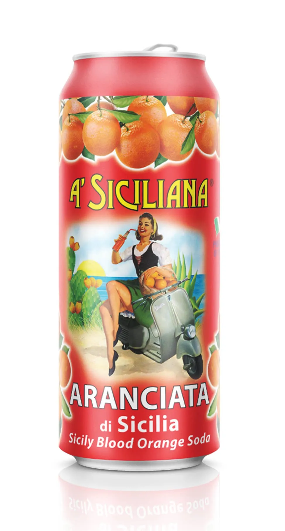 A' Siciliana Sicilian Soda 4pack - Blood Orange or Limonata variant