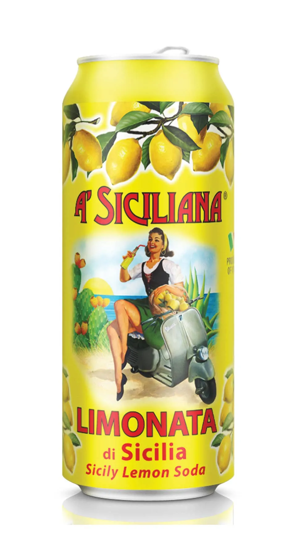 A' Siciliana Sicilian Soda 4pack - Blood Orange or Limonata