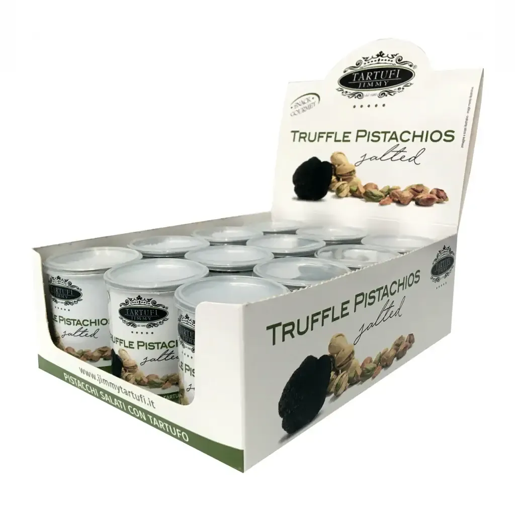 Black Truffle Pistachios in Shell, 1.4oz Jimmy Tartufi
