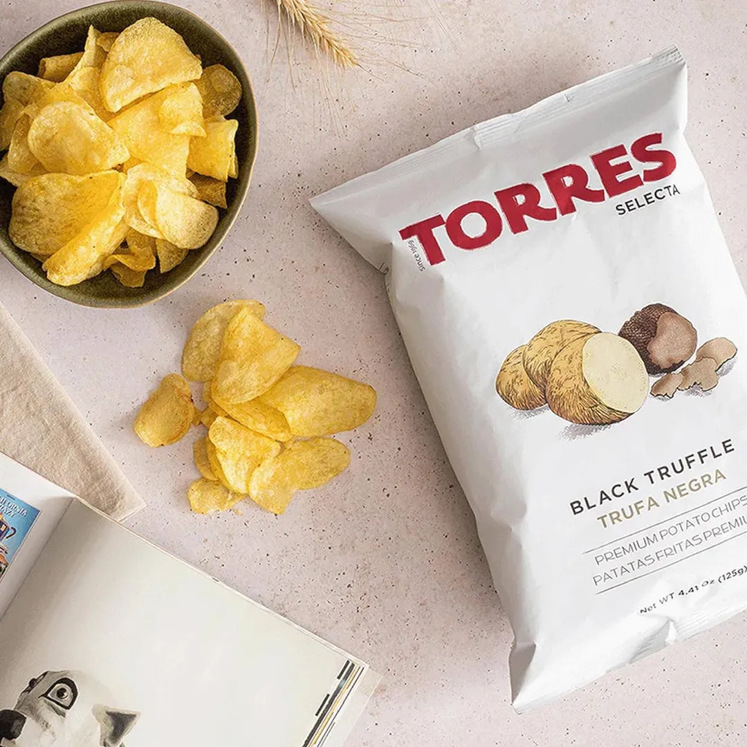 BLACK TRUFFLE Torres Gourmet Potato Chips, 125g
