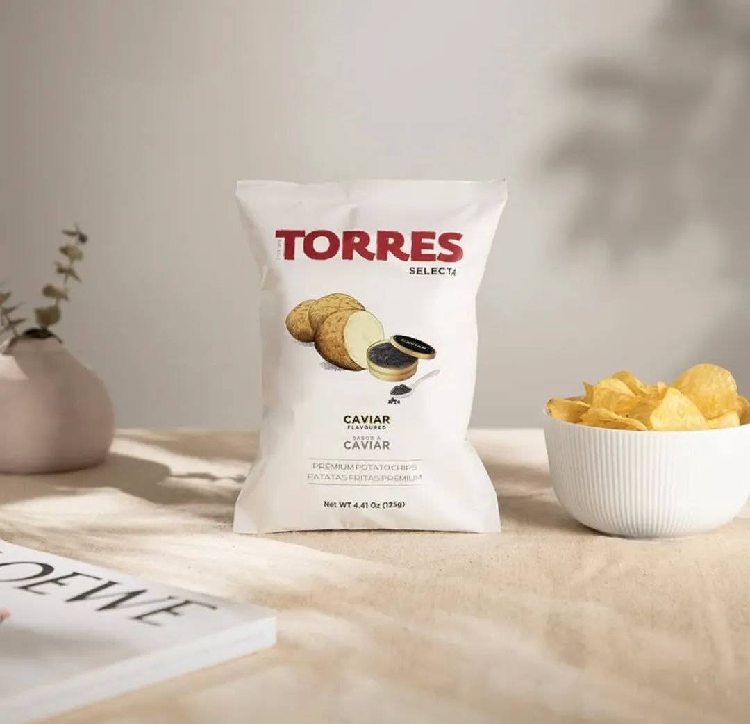 CAVIAR Torres Gourmet Potato Chips LARGE
