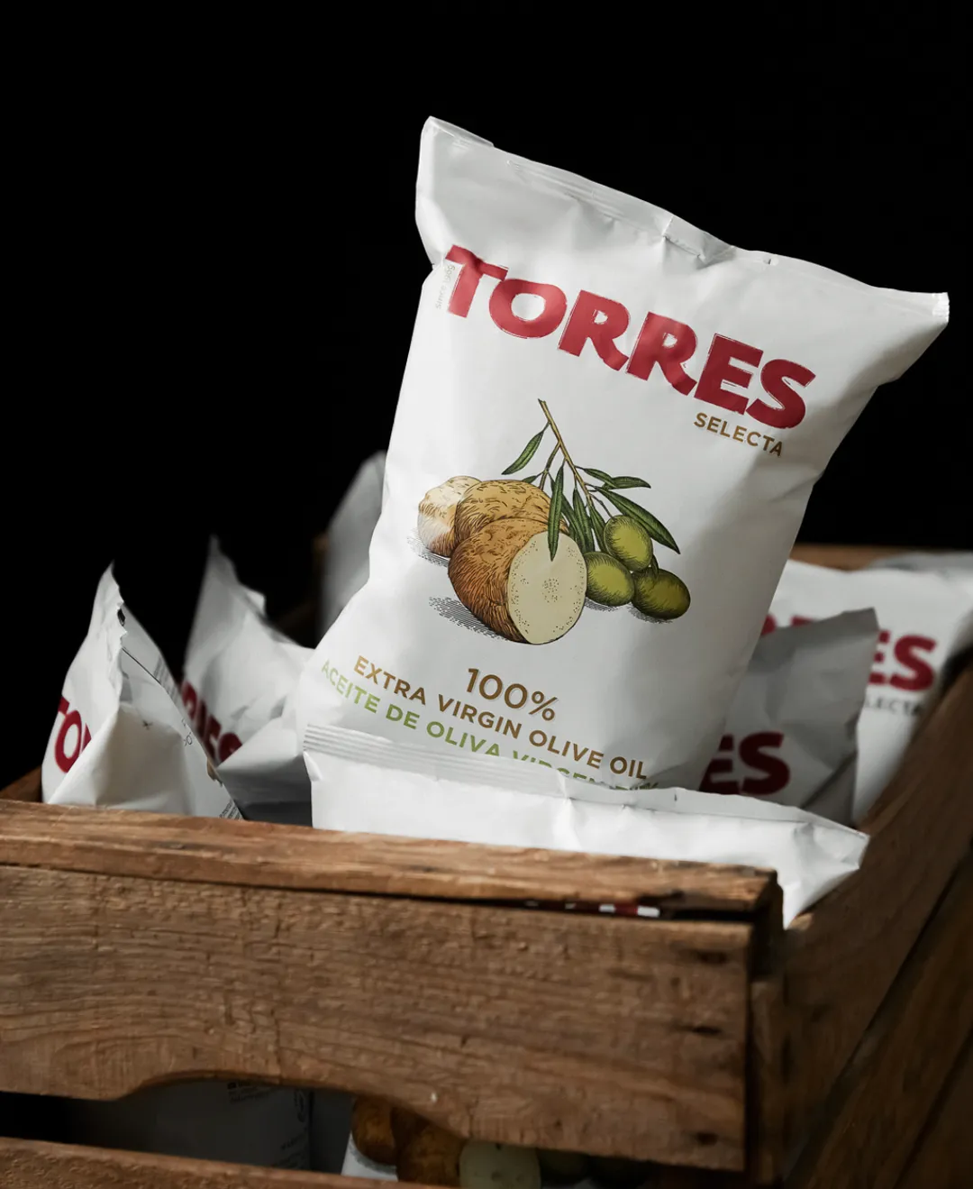 Extra Virgin Olive Oil, Torres Potato Chips 50g | SMALL BAG
