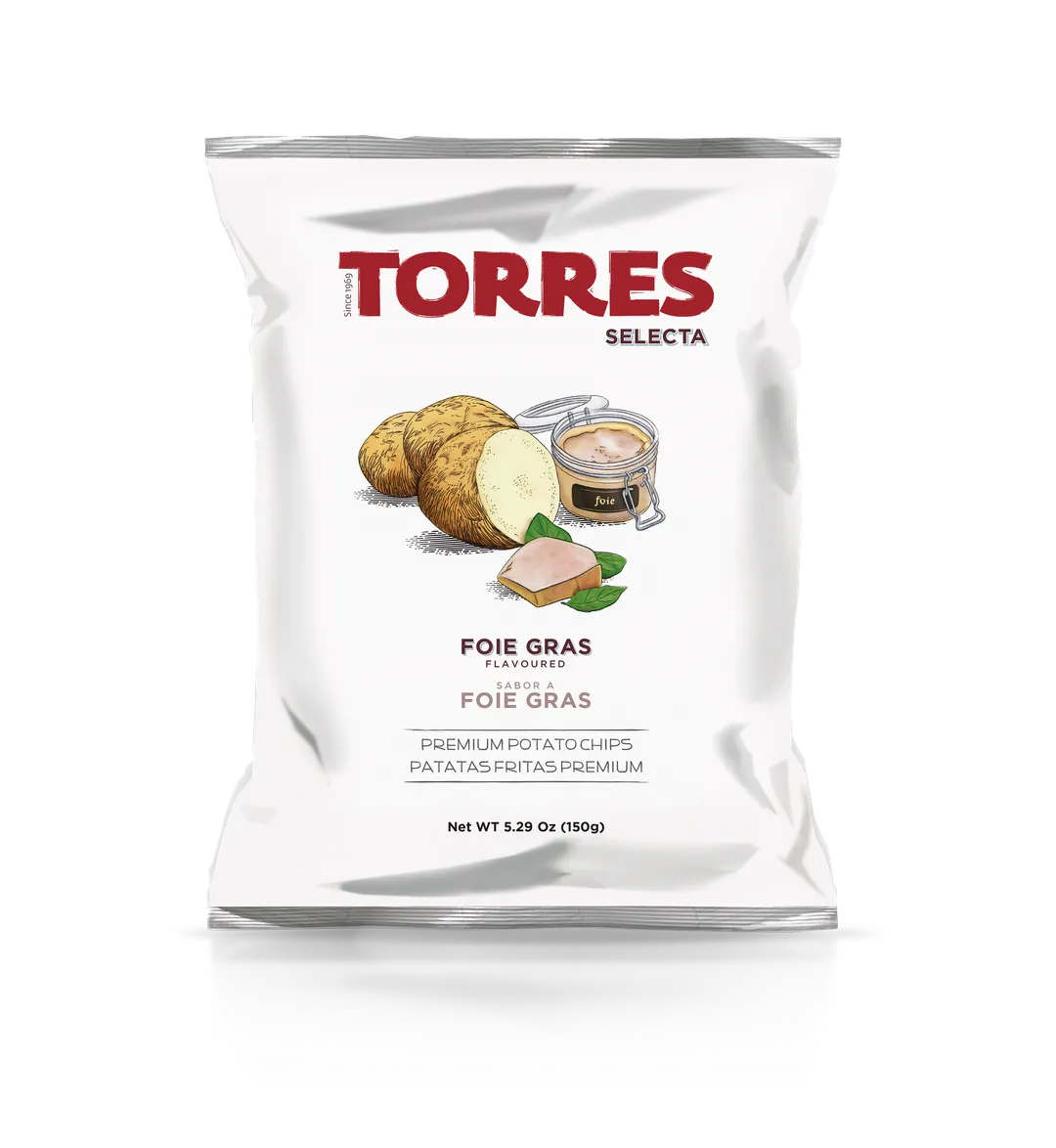 Foie Gras Torres Gourmet Potato Chips 50g | SMALL BAG