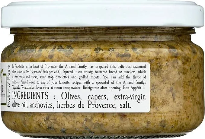 French Green Olive Tapenade Spread, Arnaud 7oz 