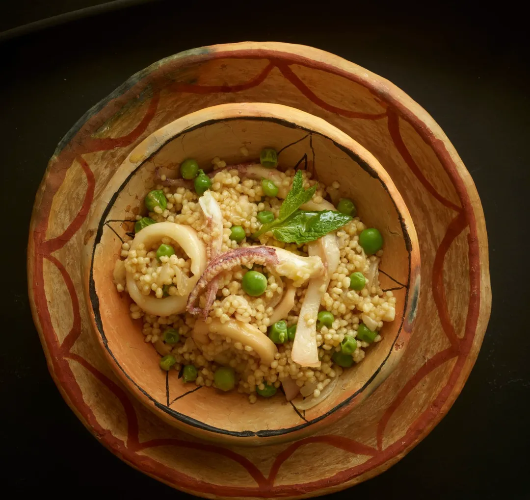 M’Hamsa Hand-Rolled Couscous | Moulin Mahjoub 5 kilo tin