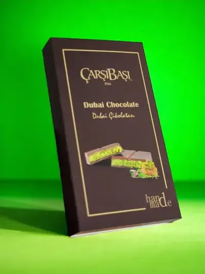 MILK Dubai Chocolate Bar with Pistachio | Casibasi 90g 
