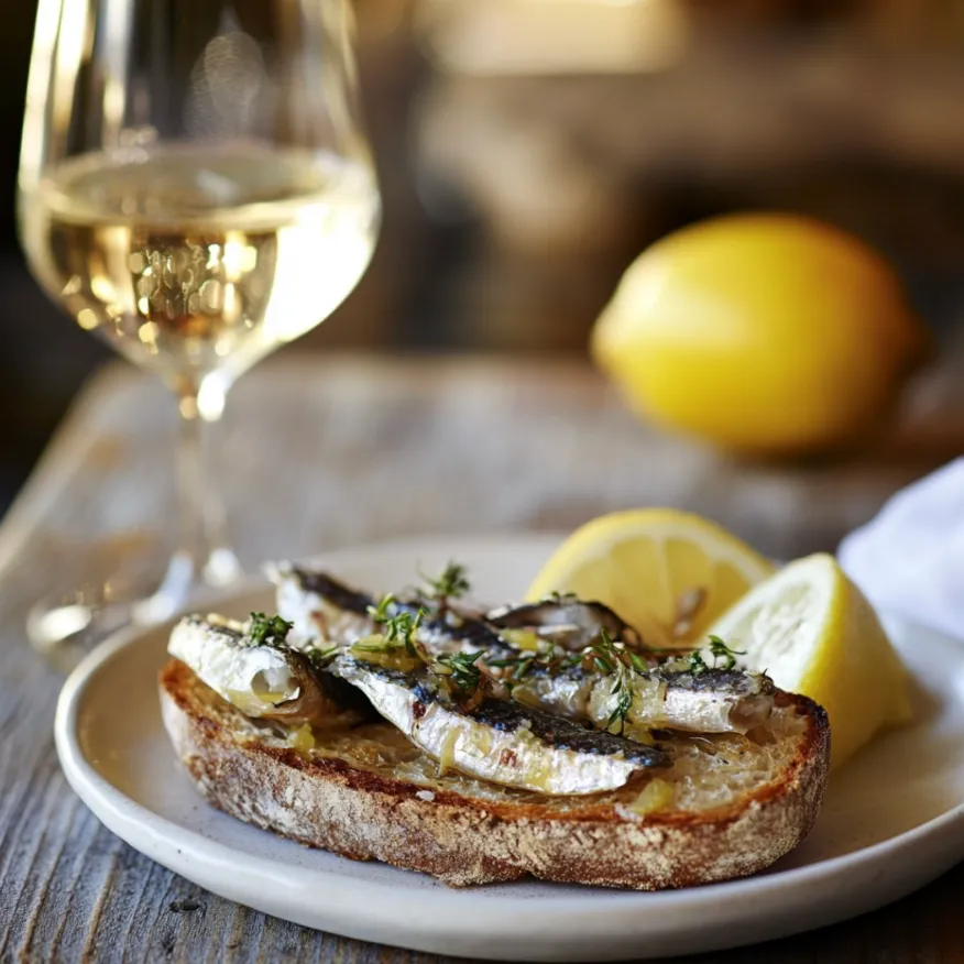 Mouette Sardines w/ Basil & Thyme in Extra Virgin Olive Oil