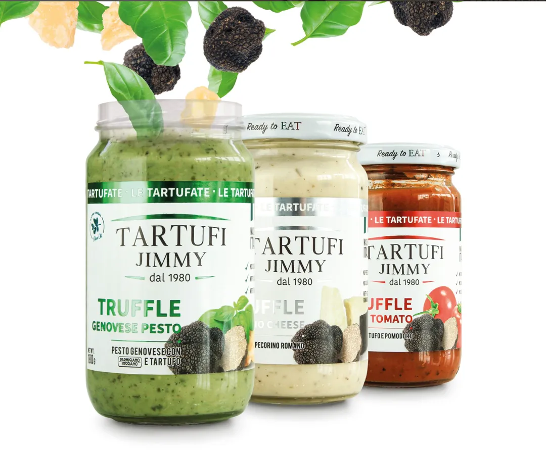 Truffle & Genovese Pesto Sauce, Jimmy Tartufi 180g glass jar