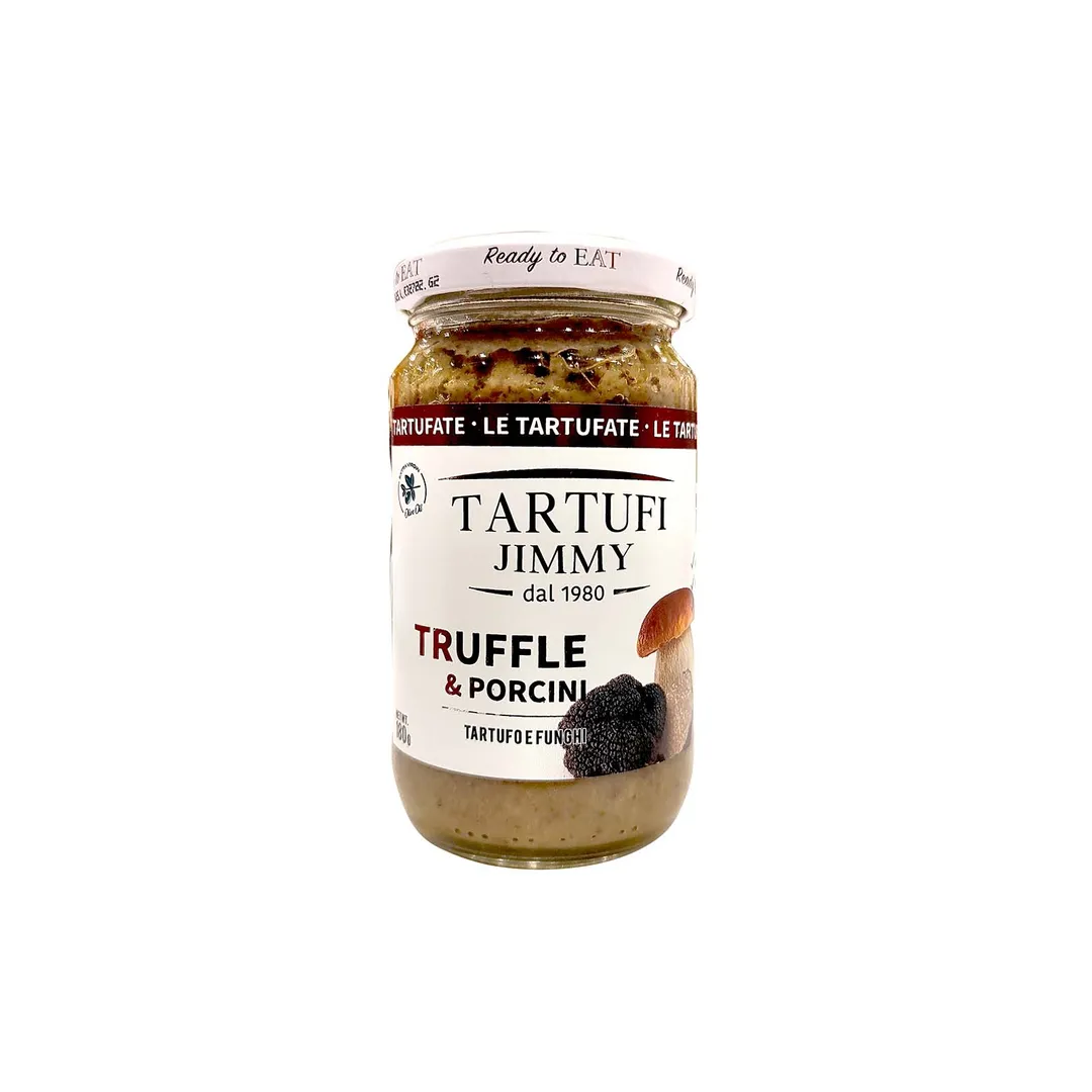 Truffle & Porcini Sauce, Jimmy Tartufi 180g glass jar