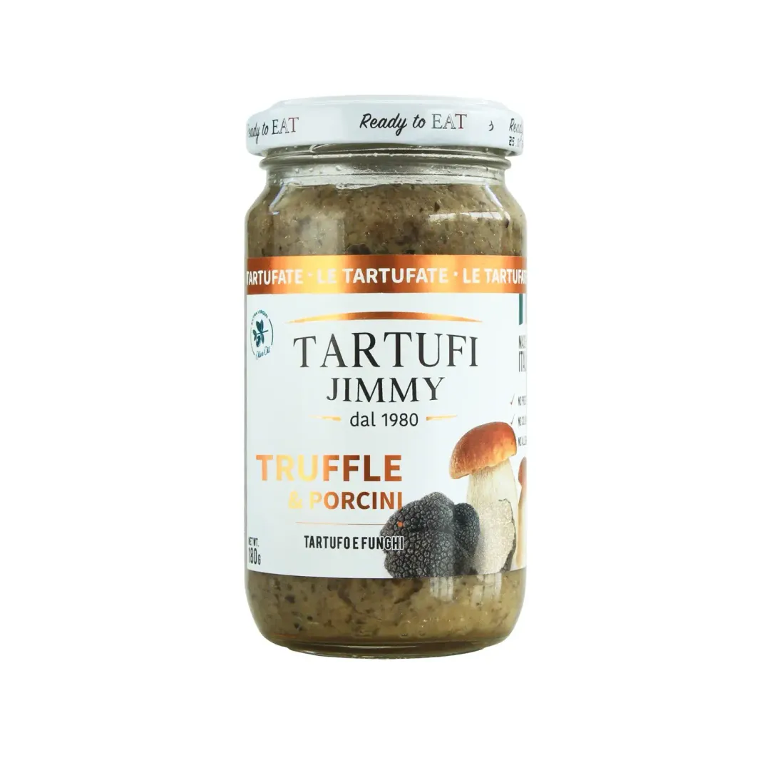 Truffle & Porcini Sauce, Jimmy Tartufi 180g glass jar