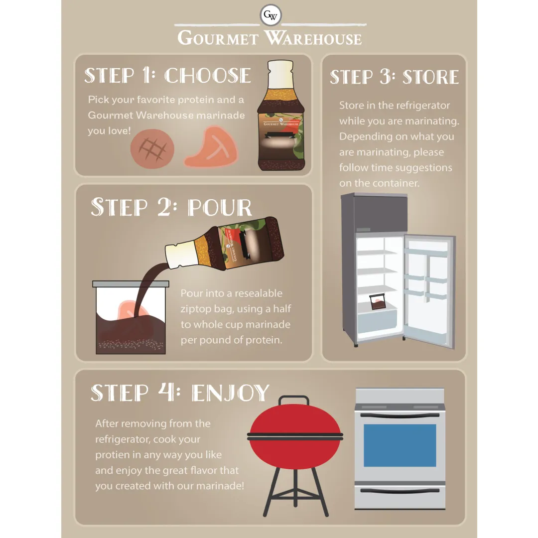 Gourmet Warehouse Honey Garlic Marinade