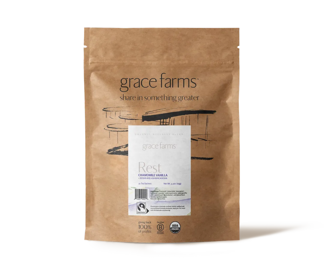Rest | Chamomile Vanilla + reishi and ashwagandha variant