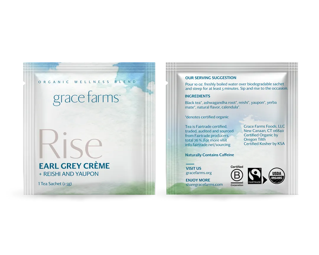 Rise | Earl Grey + reishi and yaupon variant