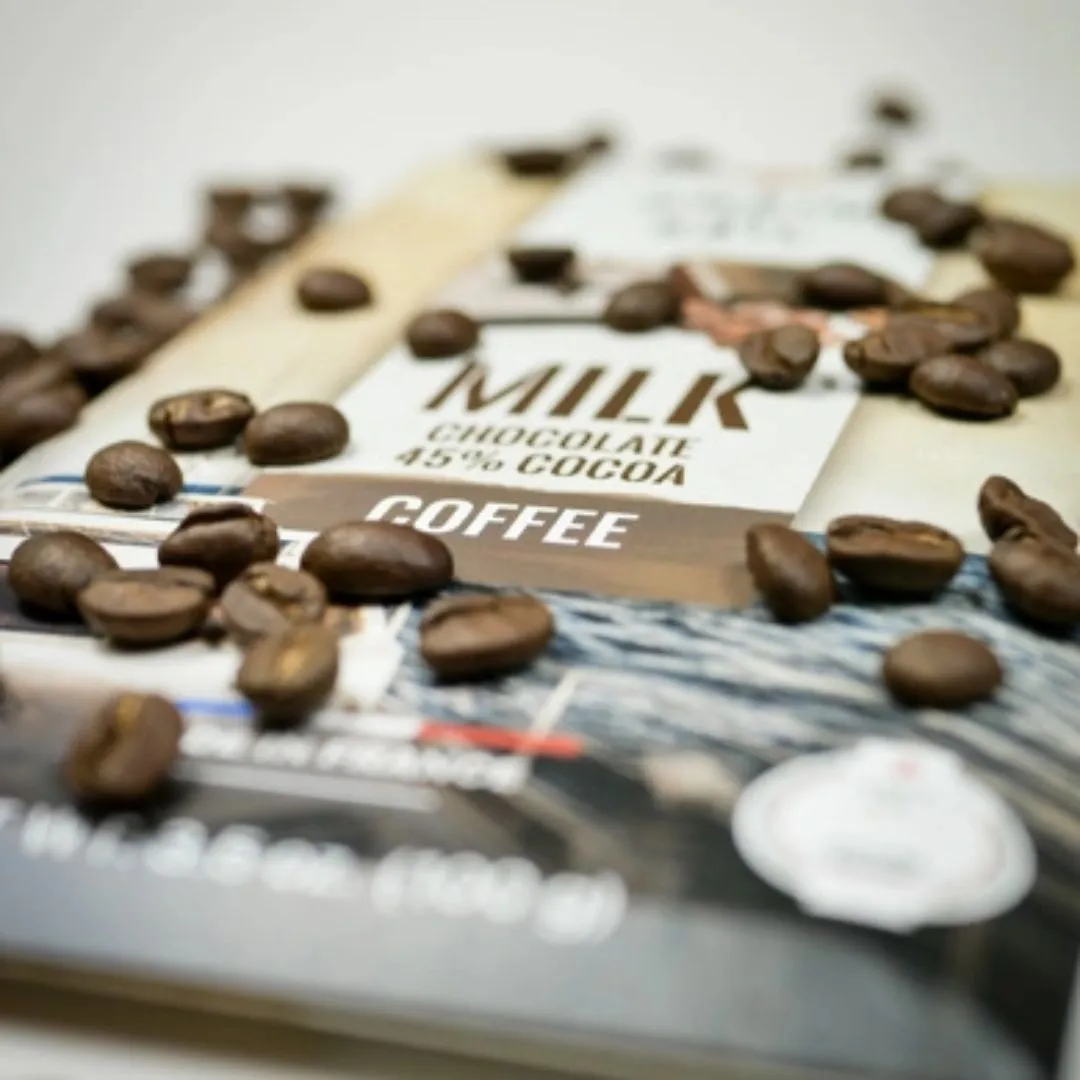 Milk Chocolate 45% of Cocoa with Coffee