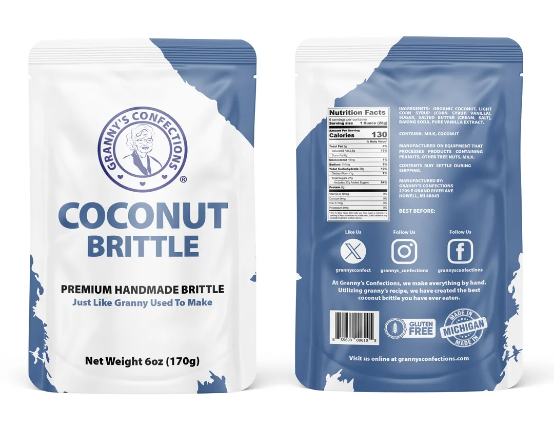 Coconut Brittle by Granny's Confections