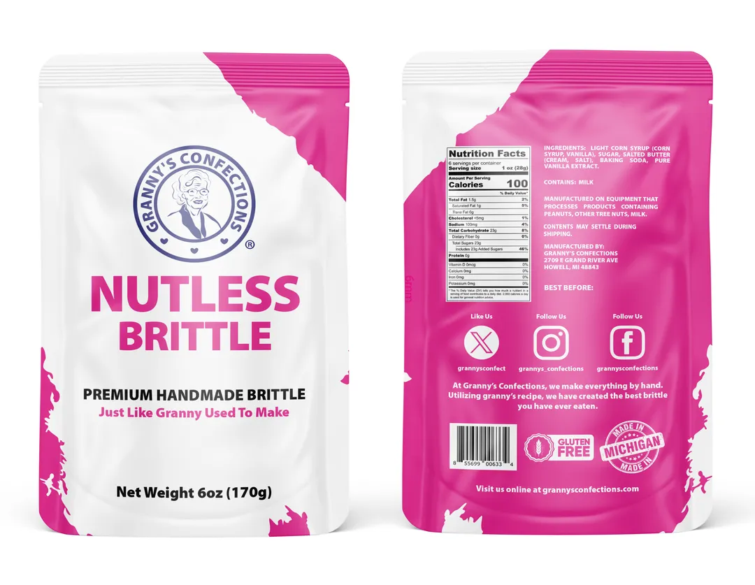 Nutless Brittle (No Nut Brittle) by Granny's Confections