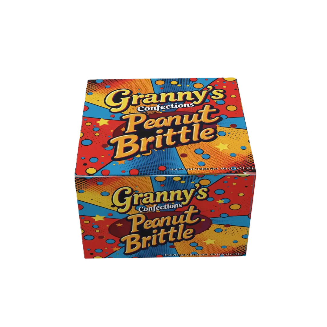Old-Fashioned Peanut Brittle from Granny's Confections (1# Box)