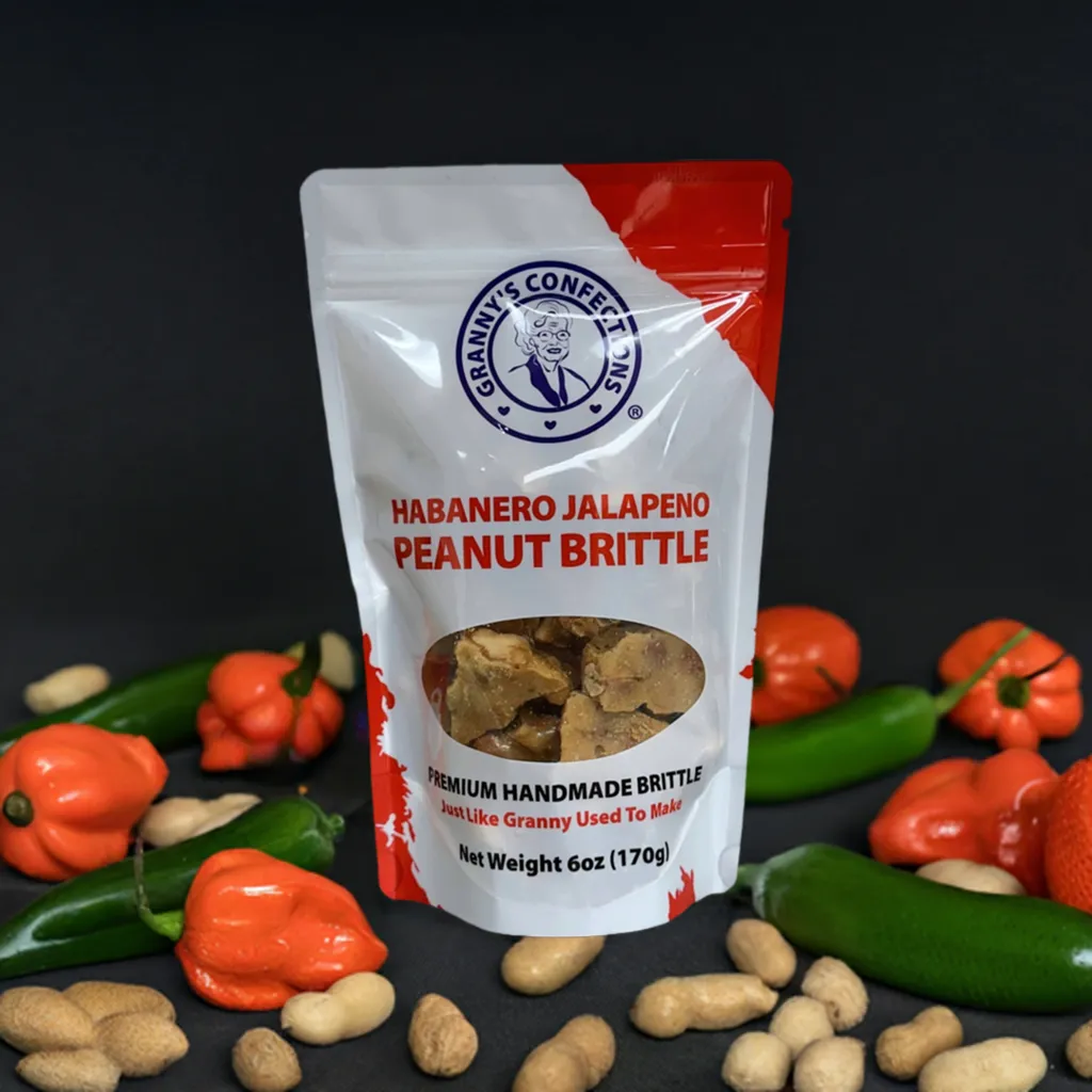 Spicy Habanero Jalapeno Peanut Brittle by Granny's Confections