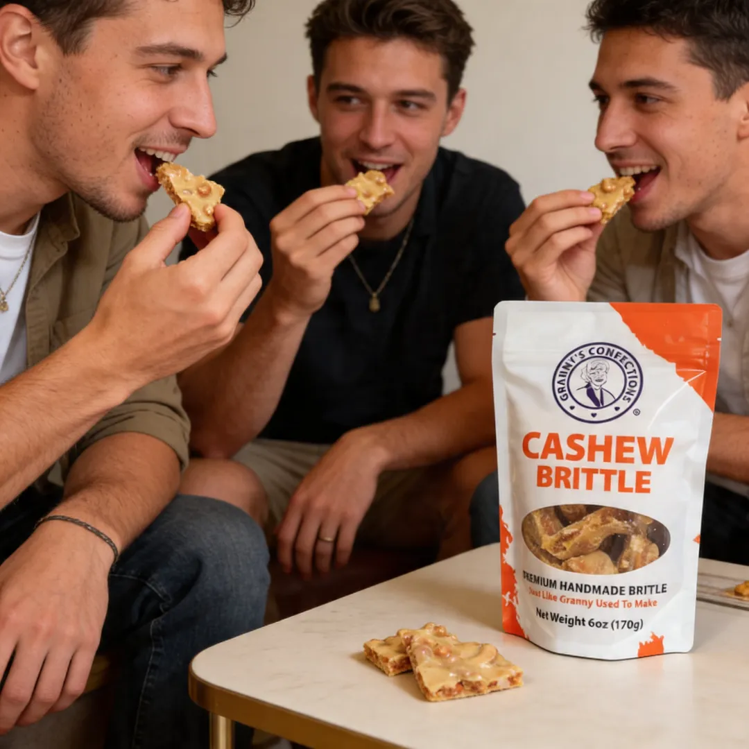 Premium Cashew Brittle by Granny's Confections