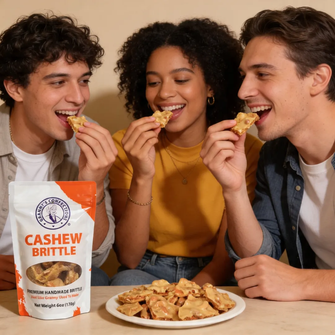 Premium Cashew Brittle by Granny's Confections