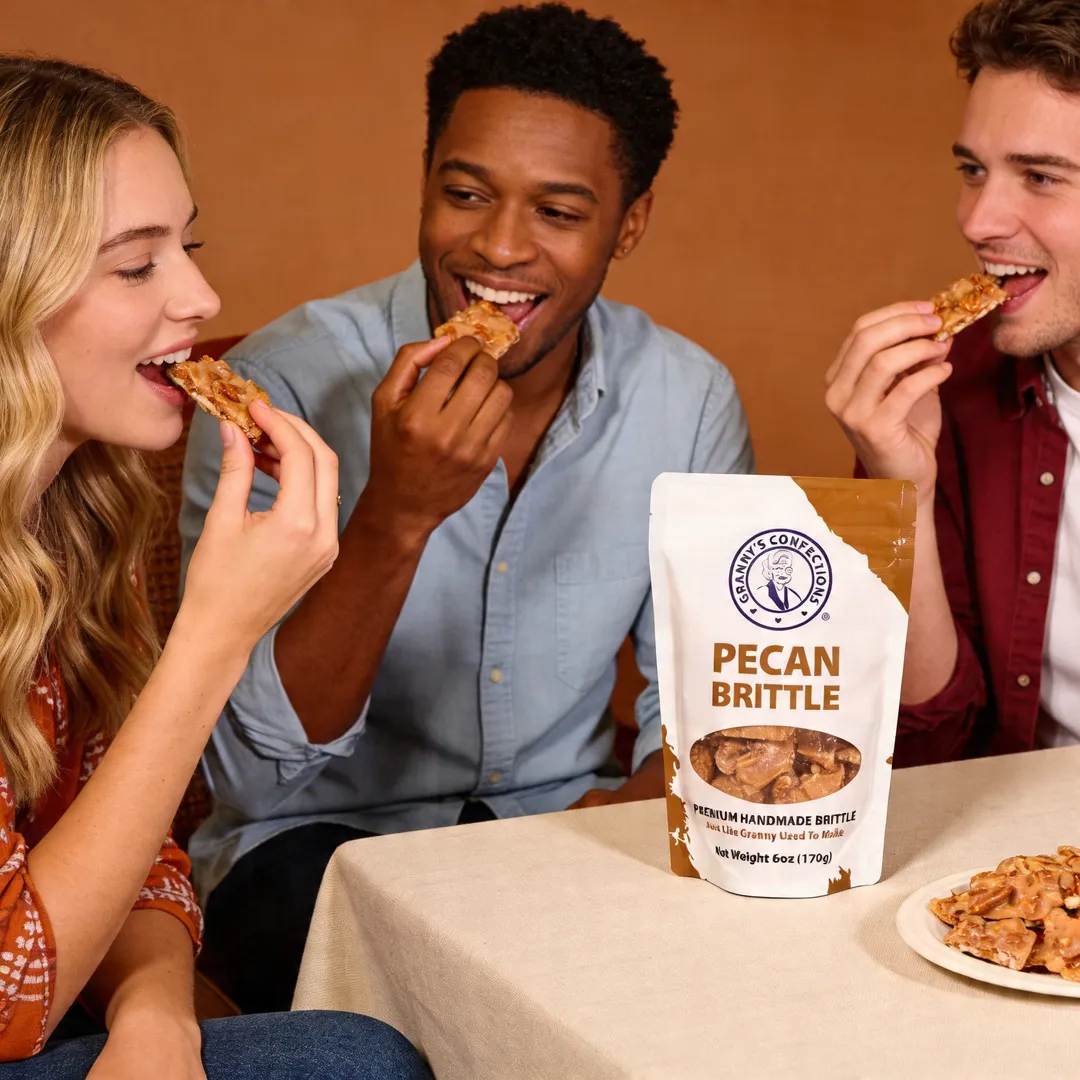 Gourmet Pecan Brittle by Granny's Confections