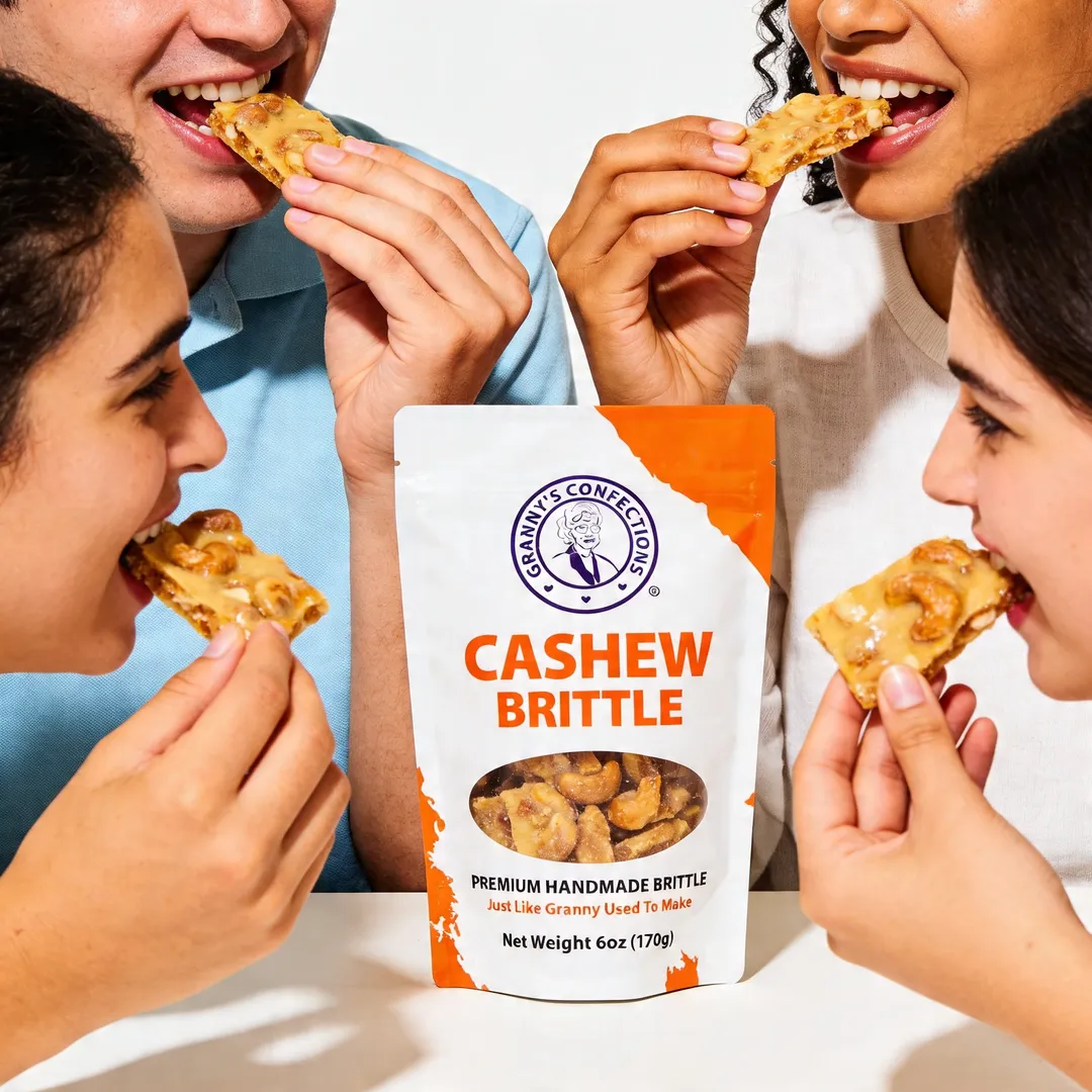 Premium Cashew Brittle by Granny's Confections