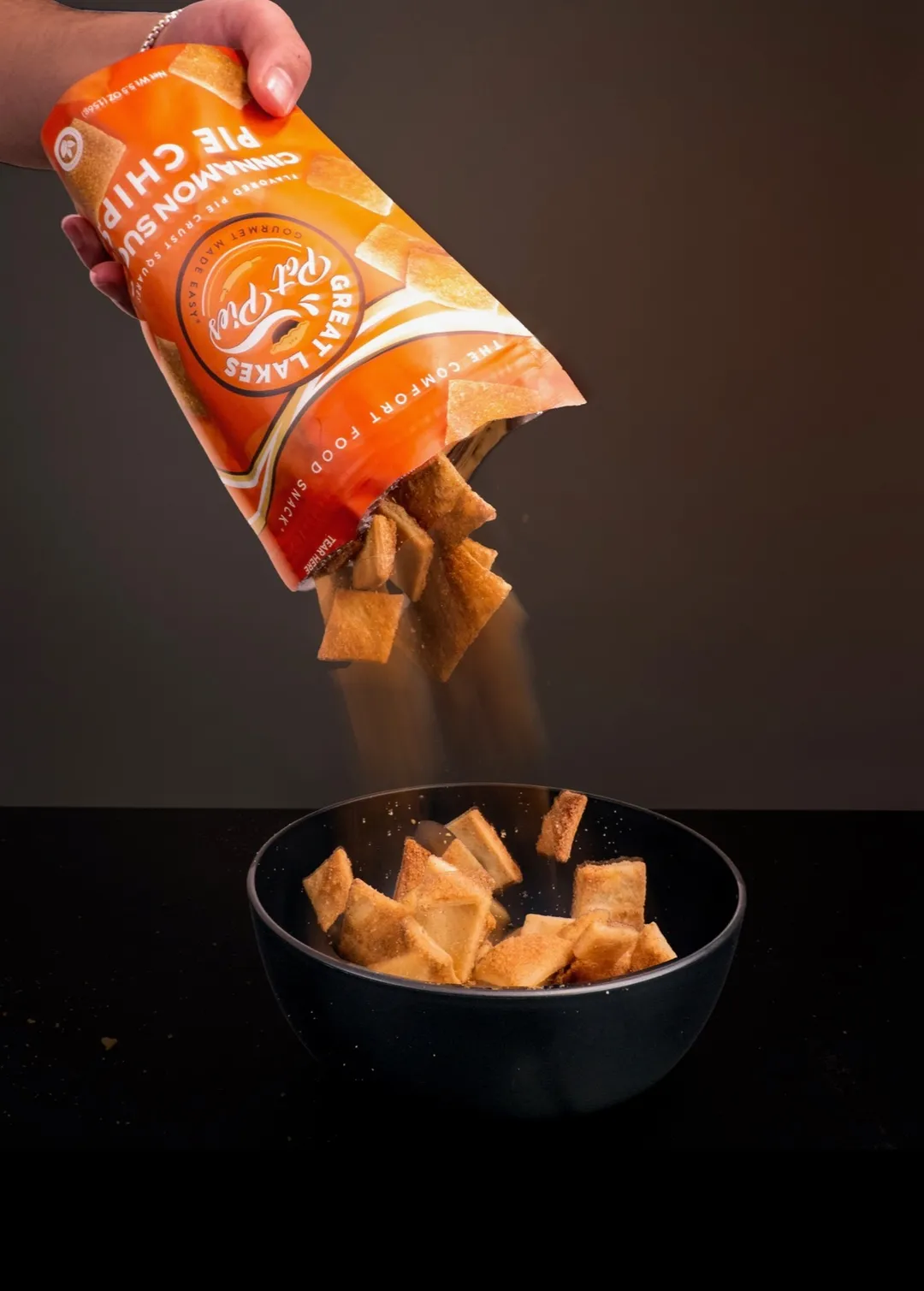 Cinnamon Sugar Pie Chips 5.5 OZ
